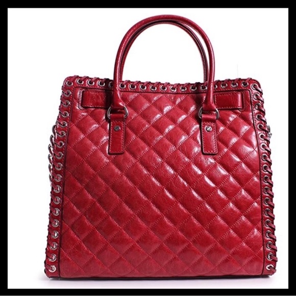 MICHAEL KORS Hippie Grommet Hamilton Large NS Tote - Picture 5 of 10